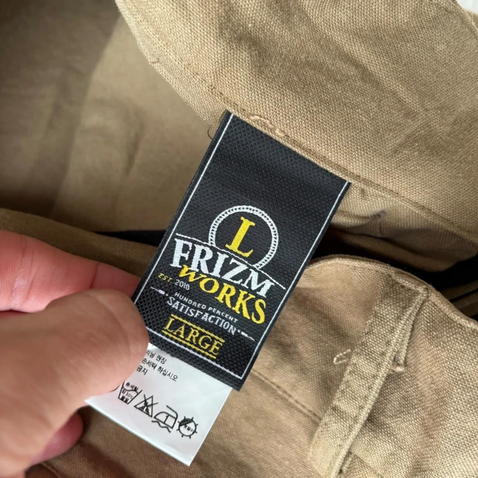 Frizmworks Double Pleat Tapered Pant Beige W32