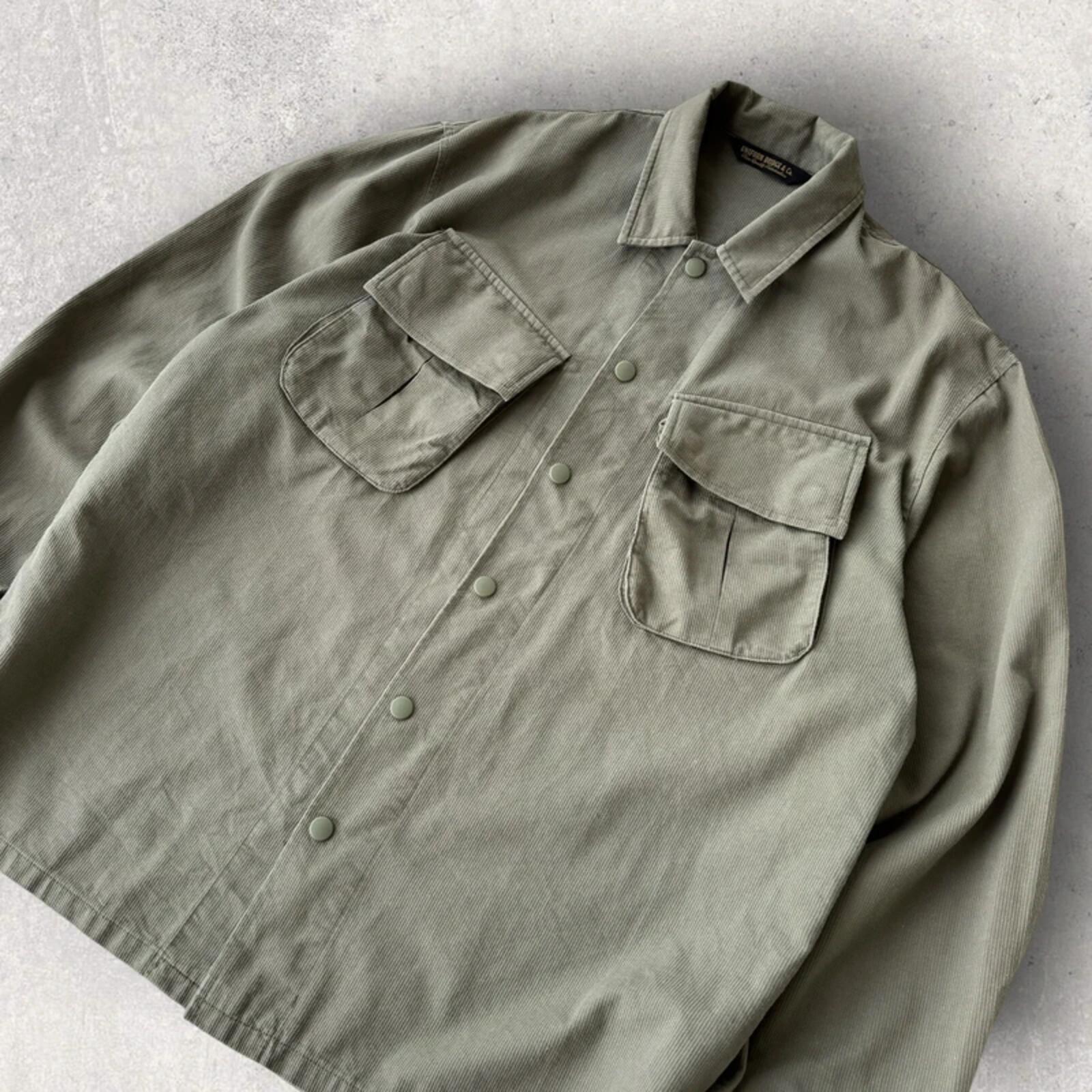 Uniform Bridge Cord Utility Shirt Khaki L