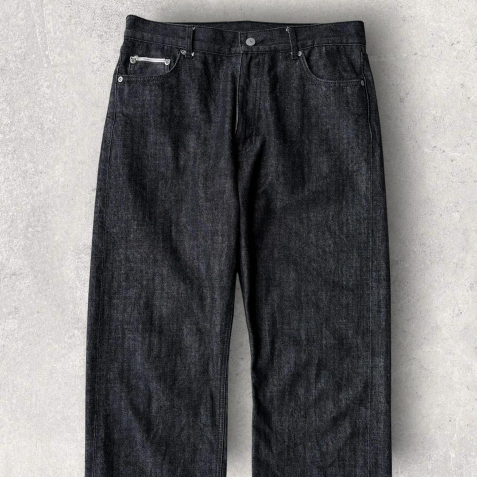 Uniform Bridge Straight Denim Jean Black W32