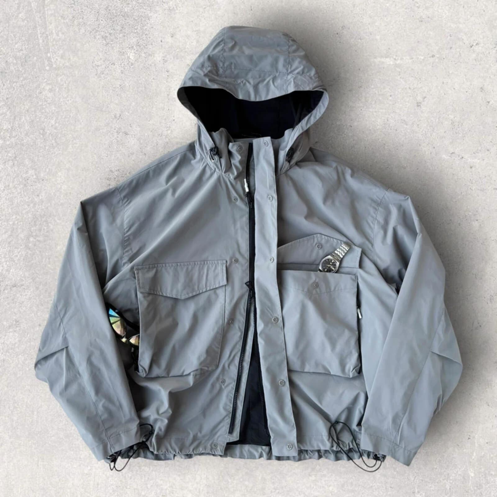 Uniform Bridge Explorer Windbreaker Slate L