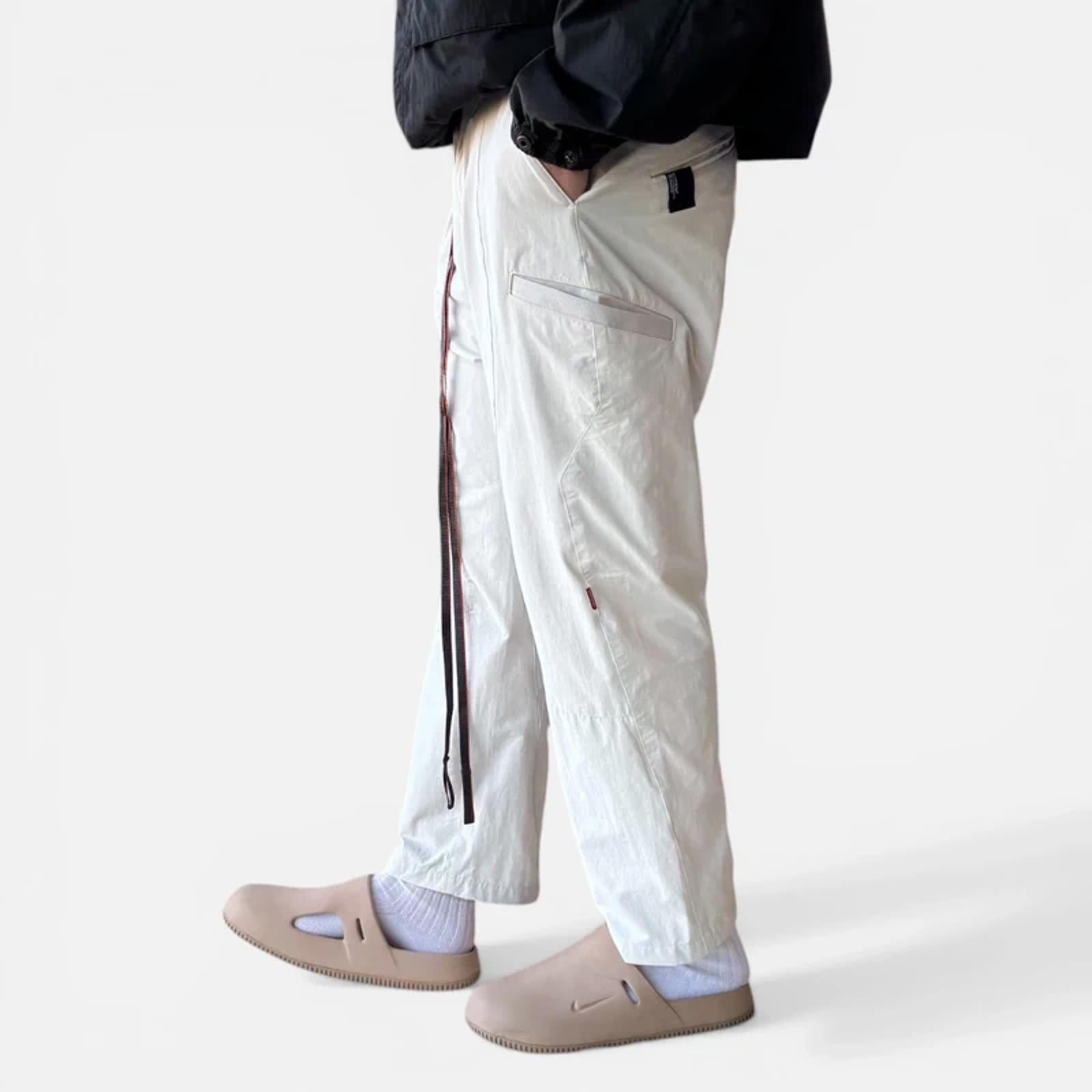GOOPiMADE Baggy Wide Tech Pant Ivory M Korea Import Techwear