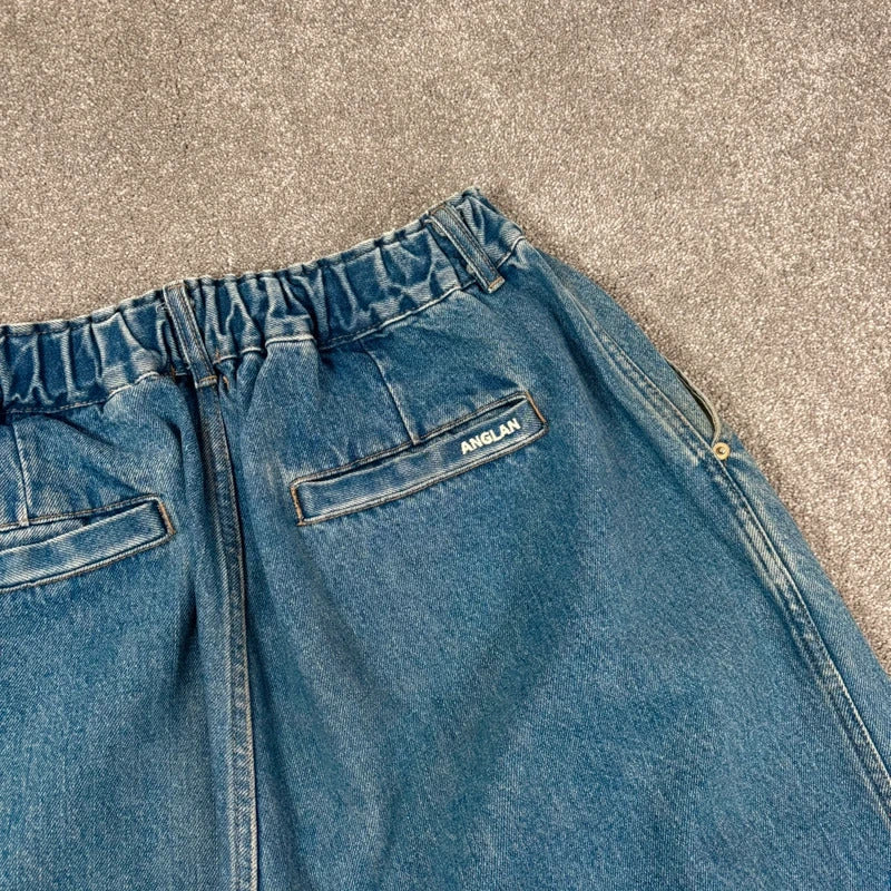 Anglan Ultra Baggy Balloon Denim Jean L