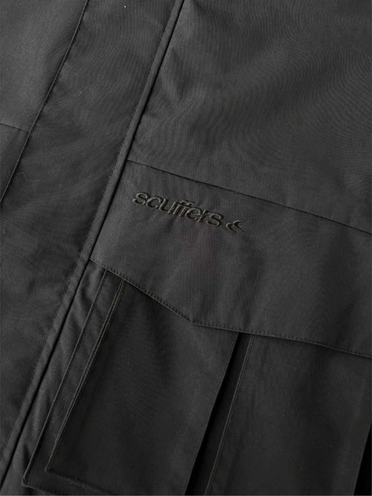 Scuffers Tech Coat Black Size XL