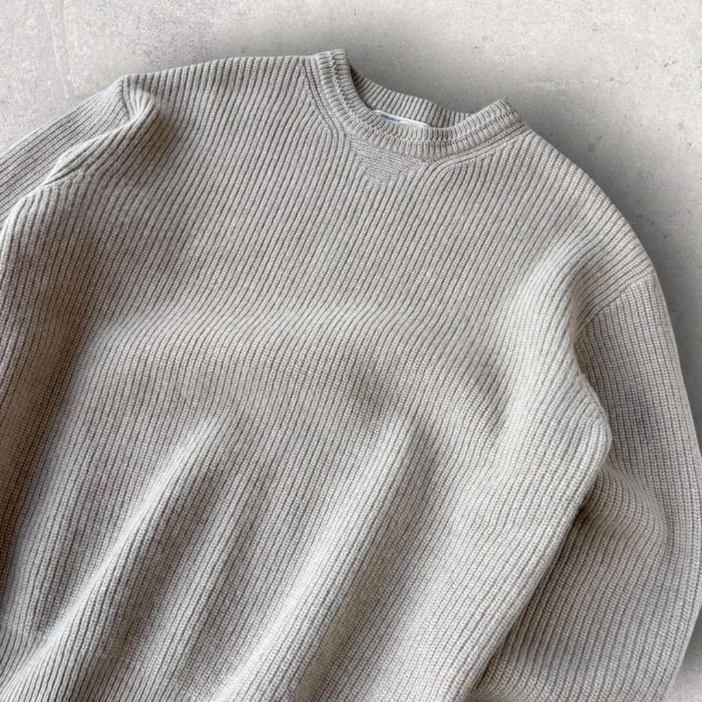 Frizmworks Round Pullover Knit Oatmeal M