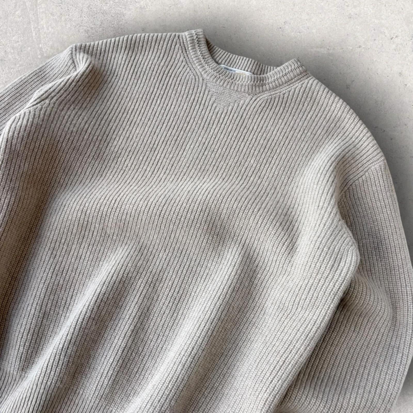 Frizmworks Round Pullover Knit Oatmeal M