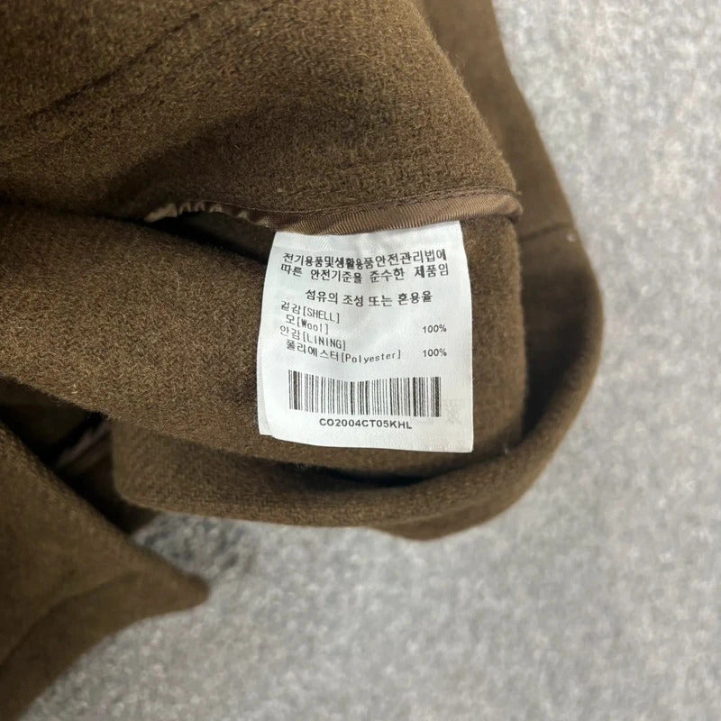 Covernat Oversized Wool Jacket Khaki L