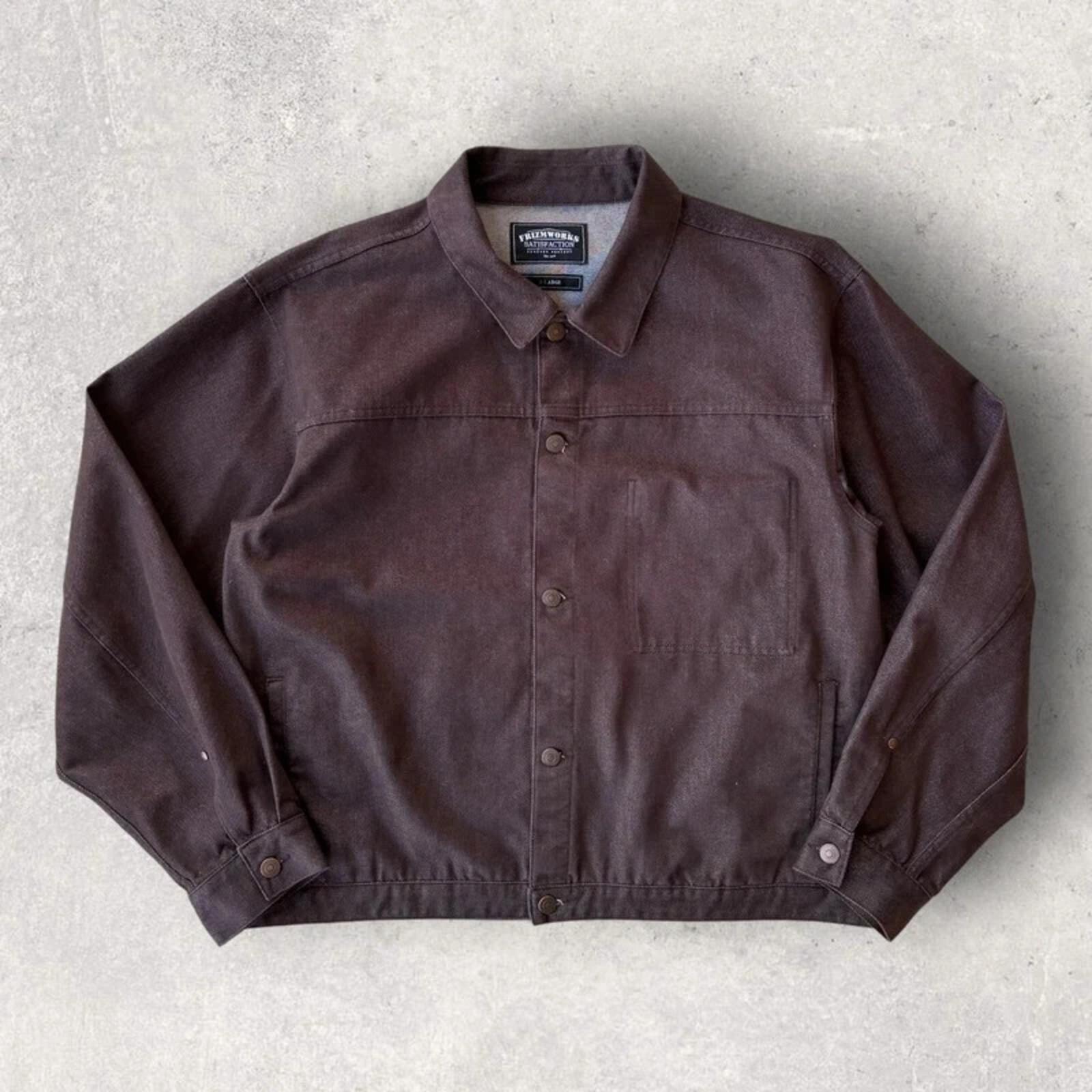 Frizmworks Stable Trucker Jacket Brown XL