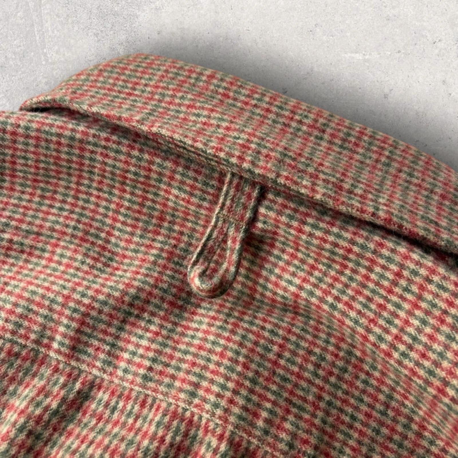 Eastlogue Asymmetric Check Utility Shirt Brown L