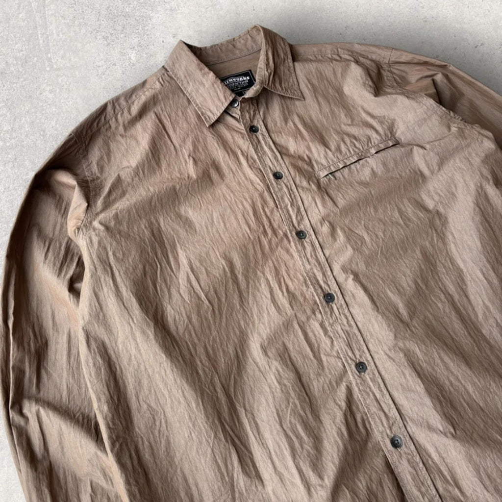 Frizmworks Nylon Double Vent Shirt Brown XL