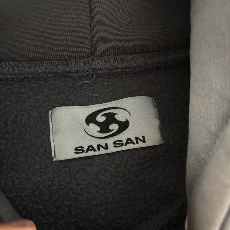 San San Gear Panel Hoodie Grey XL