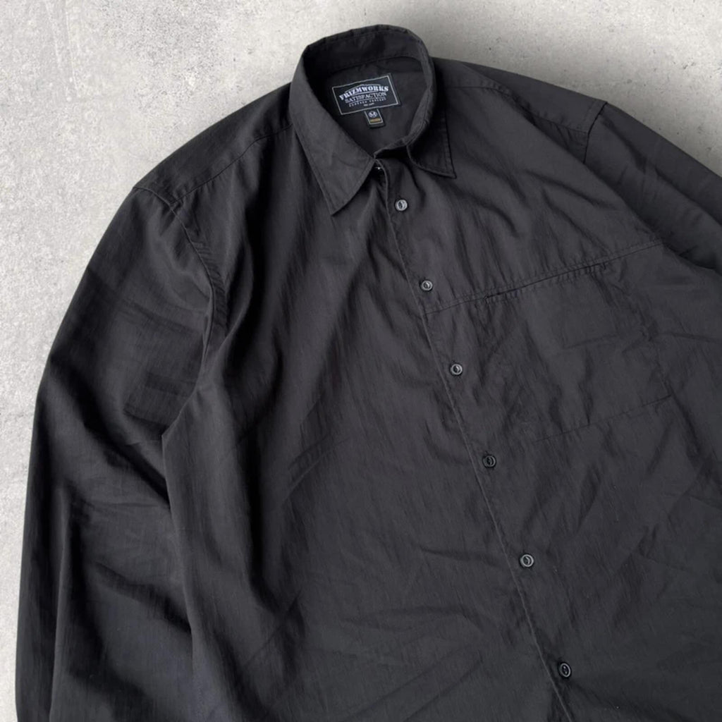 Frizmworks Lyocell Relaxed Shirt Black M