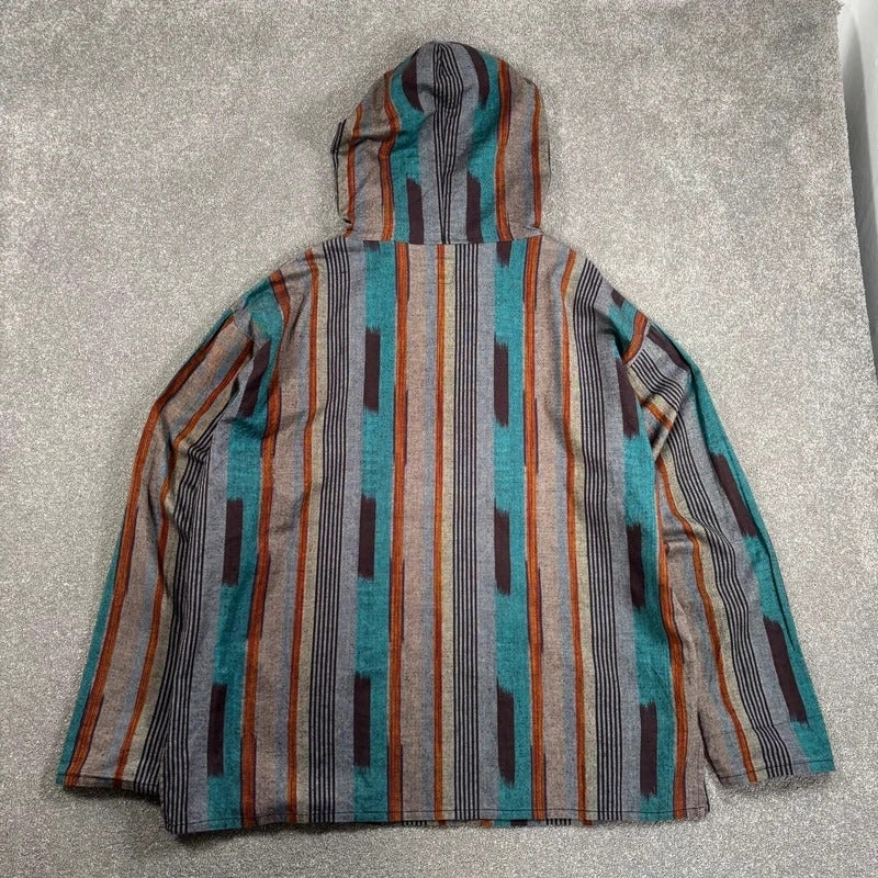 South2 West8 Mexican Pullover Hoodie Grey L