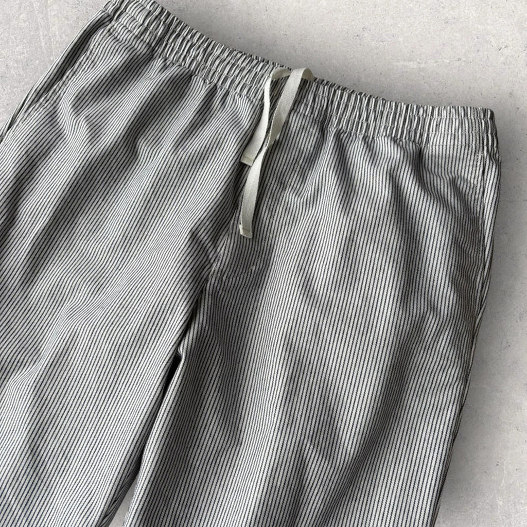 Uniqlo Pinstripe Baggy Trousers Blue Size L