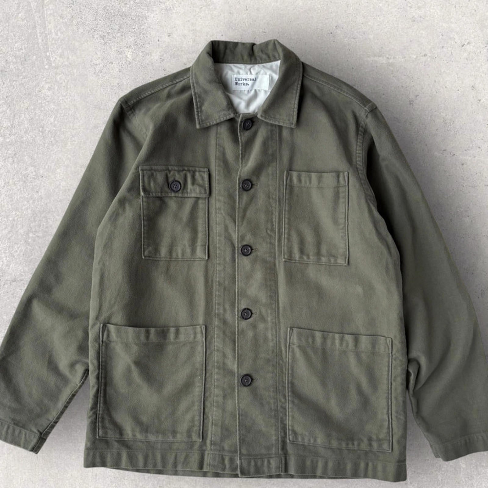 Universal Works Utility Overshirt Green S