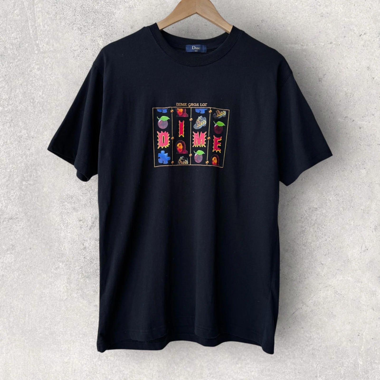 Dime VLT Graphic T-Shirt Black Size M
