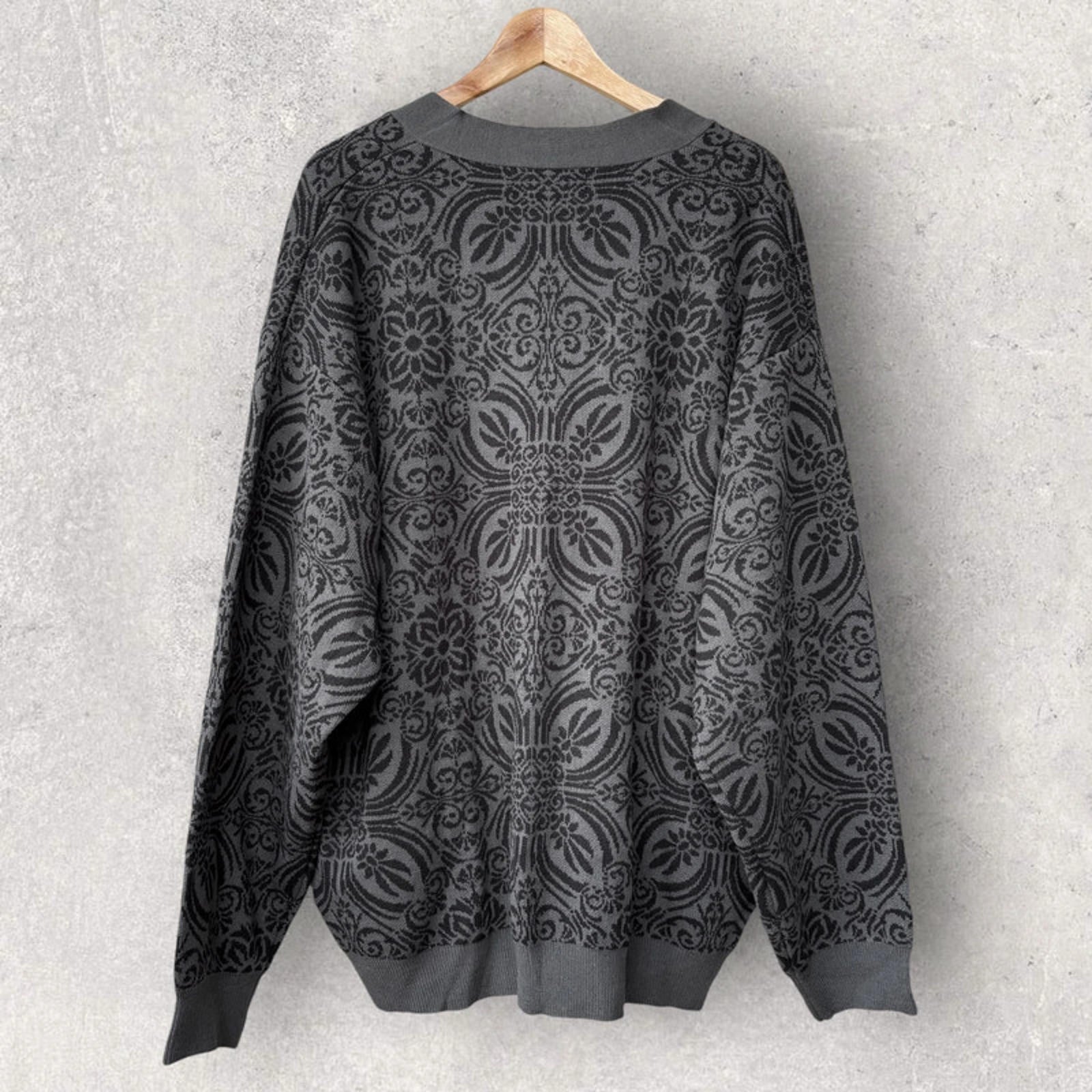 Beams Paisley Cardigan Grey L Japan import