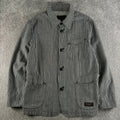 Uniform Bridge Stripe Work Shirt Black White M