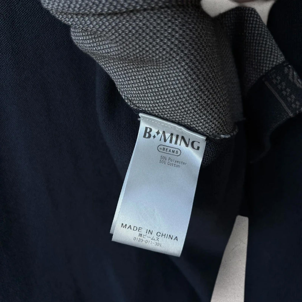 Beams Japan Open Cardigan Navy Blue M