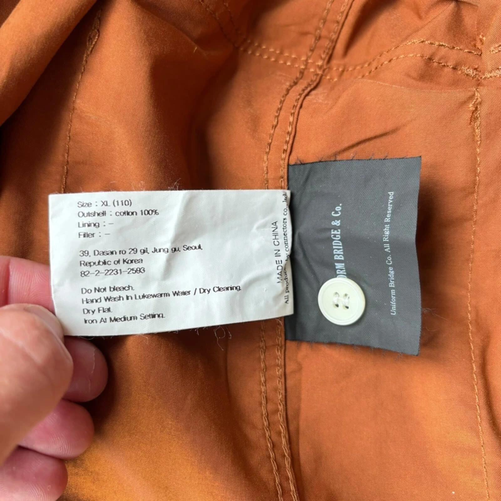 Uniform Bridge Utility Bermuda Shirt Rust XL