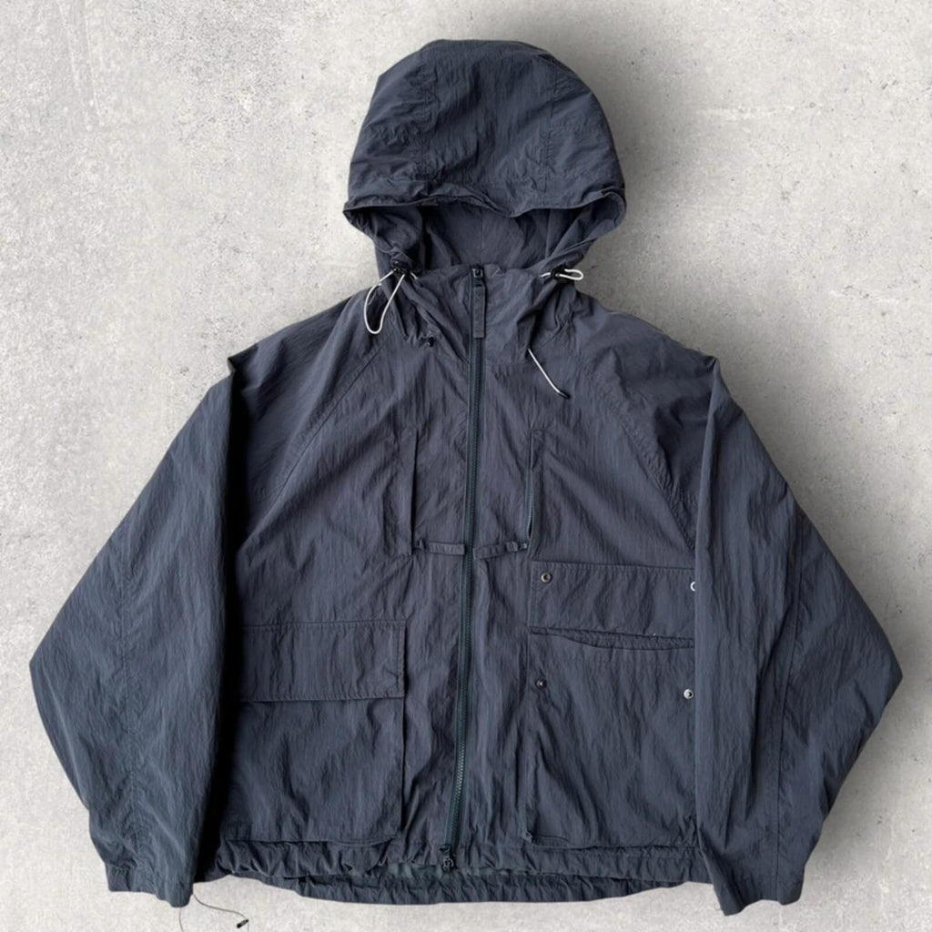 Uniform Bridge Brushed Tech Windbreaker Navy M