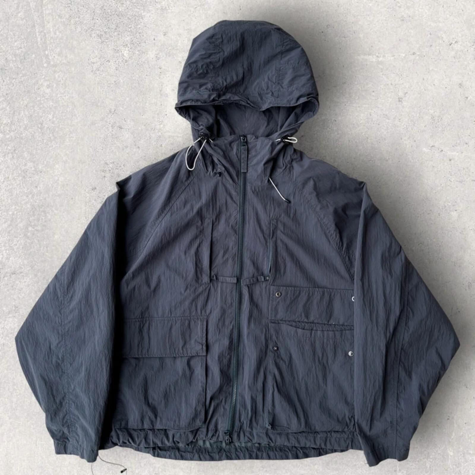 Uniform Bridge Brushed Tech Windbreaker Navy M