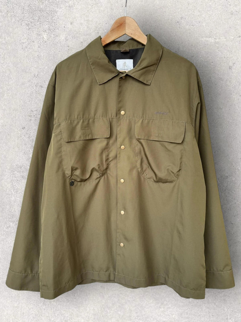 Gramicci Nylon Overshirt Khaki Size L