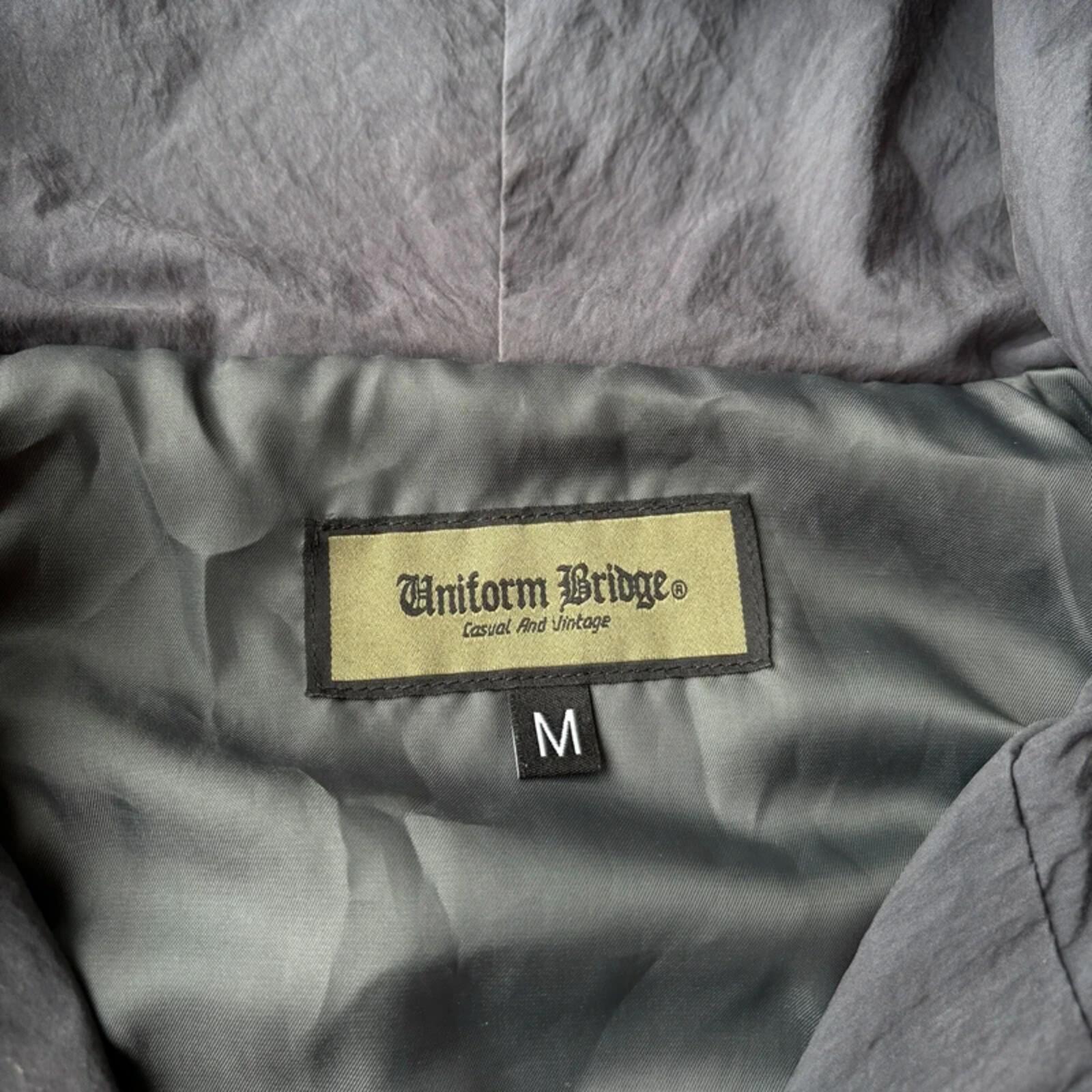 Uniform Bridge Brushed Tech Windbreaker Navy M