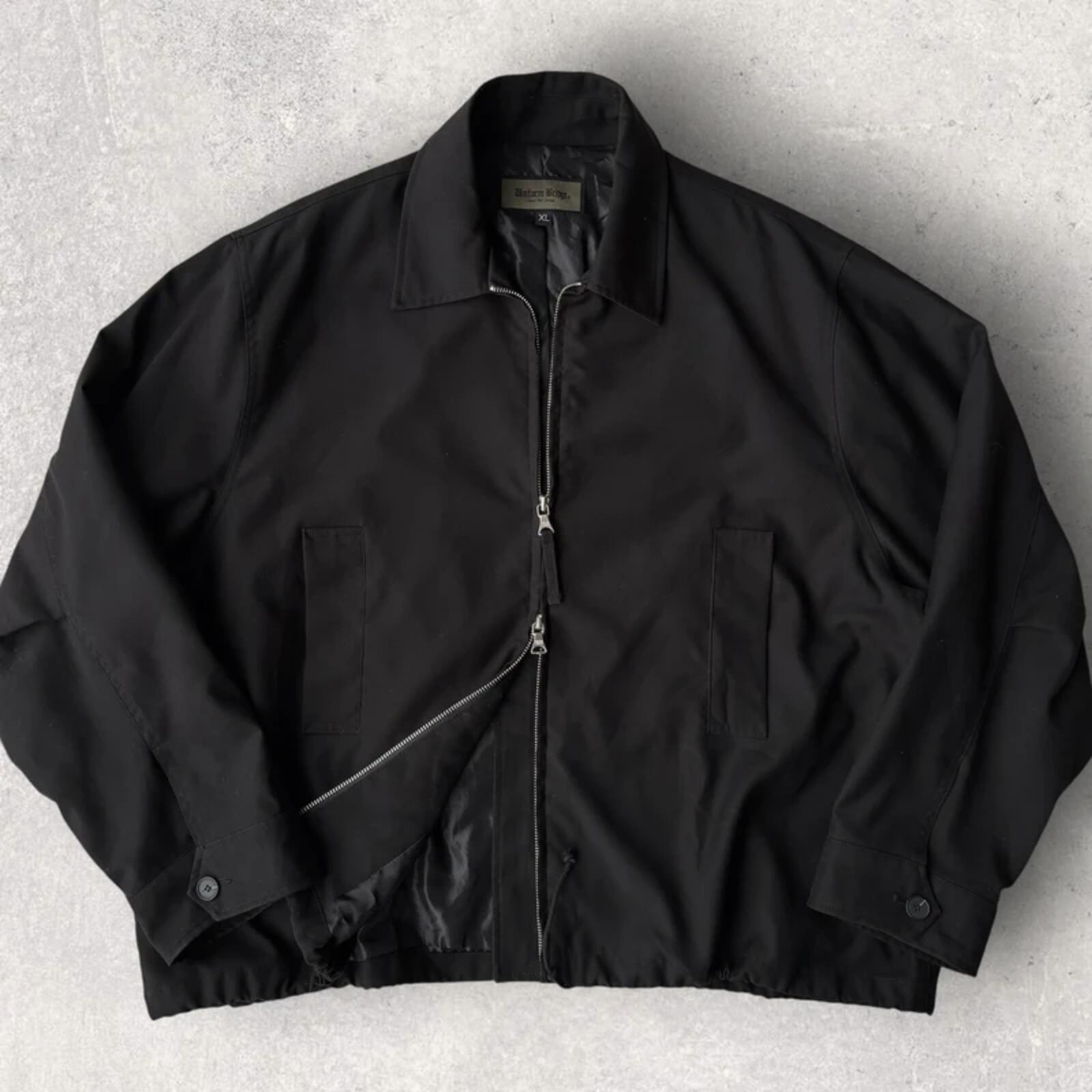 Uniform Bridge Cropped Boxy Harrington Black XL
