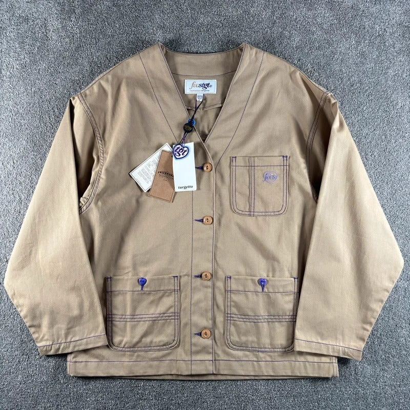Frizmworks X TGT Liner Work Cardigan Beige M