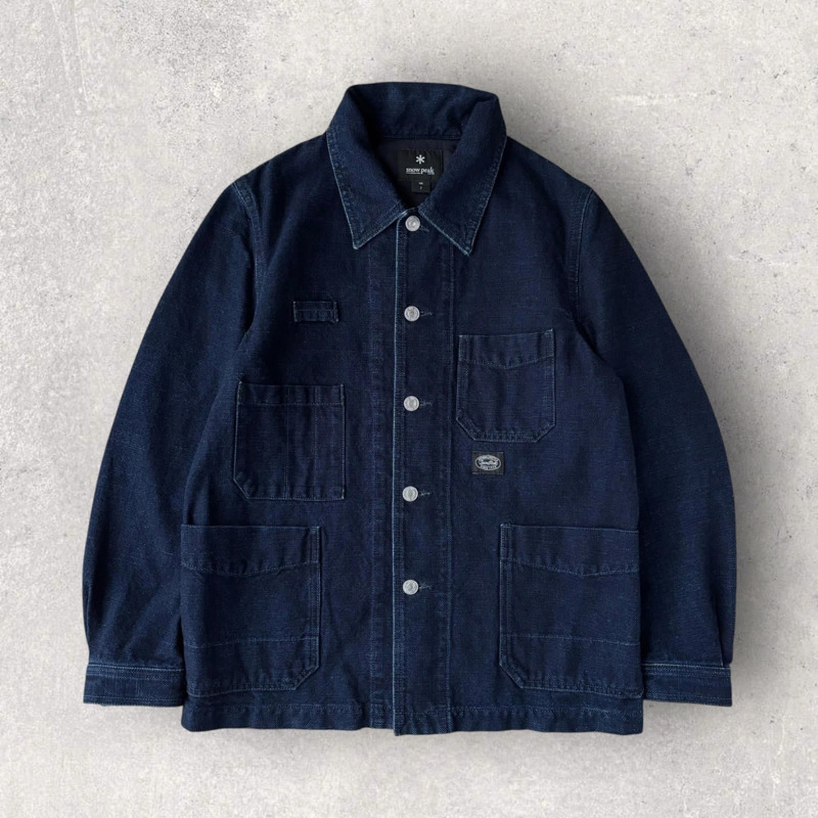 Snow Peak Indigo Denim Okayama Work Jacket S Japan import