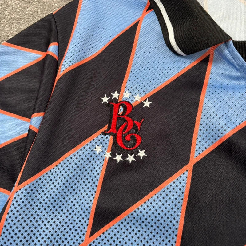 Butter Goods Football Shirt Blue S