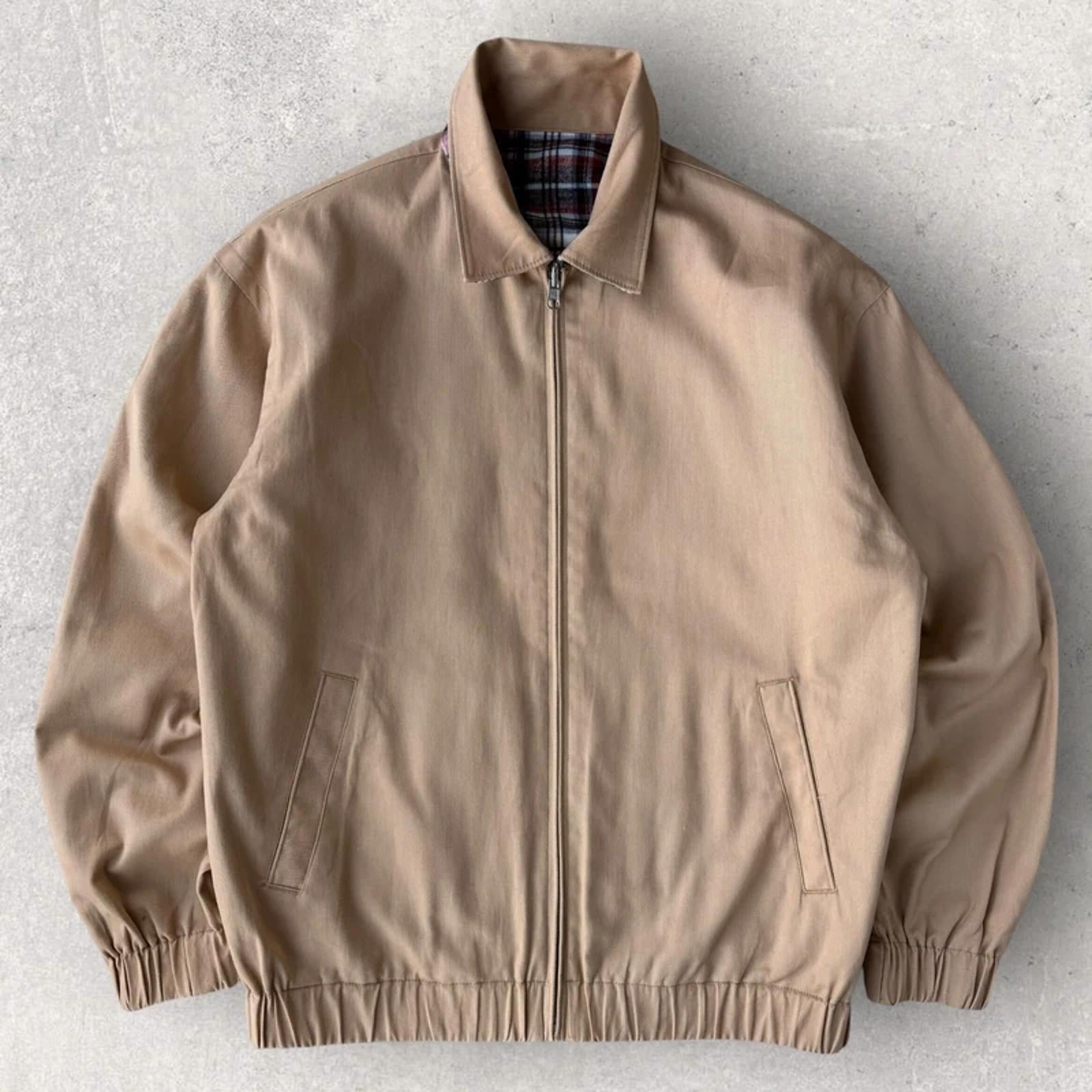 Pendleton Reversible Check Harrington Jacket Beige L Japan Import