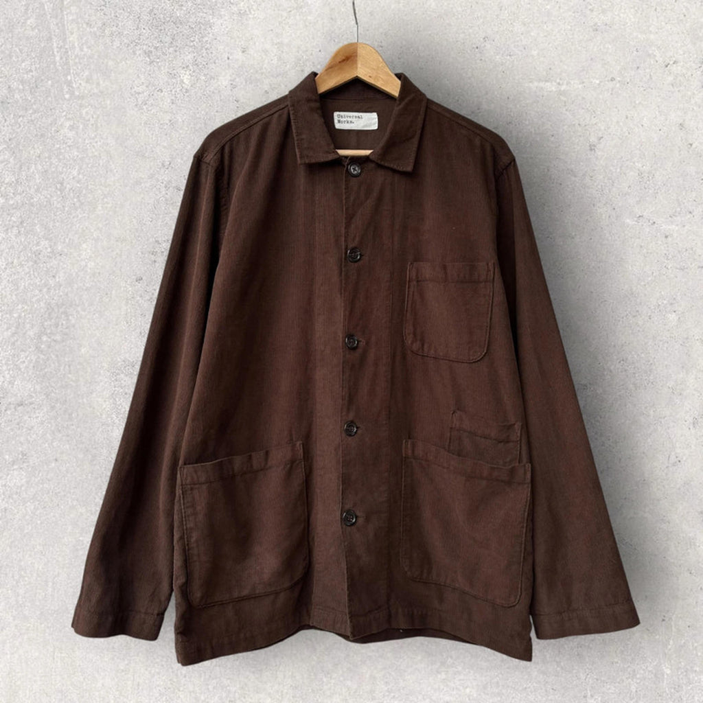 Universal Works Bakers Utility OverShirt Brown M