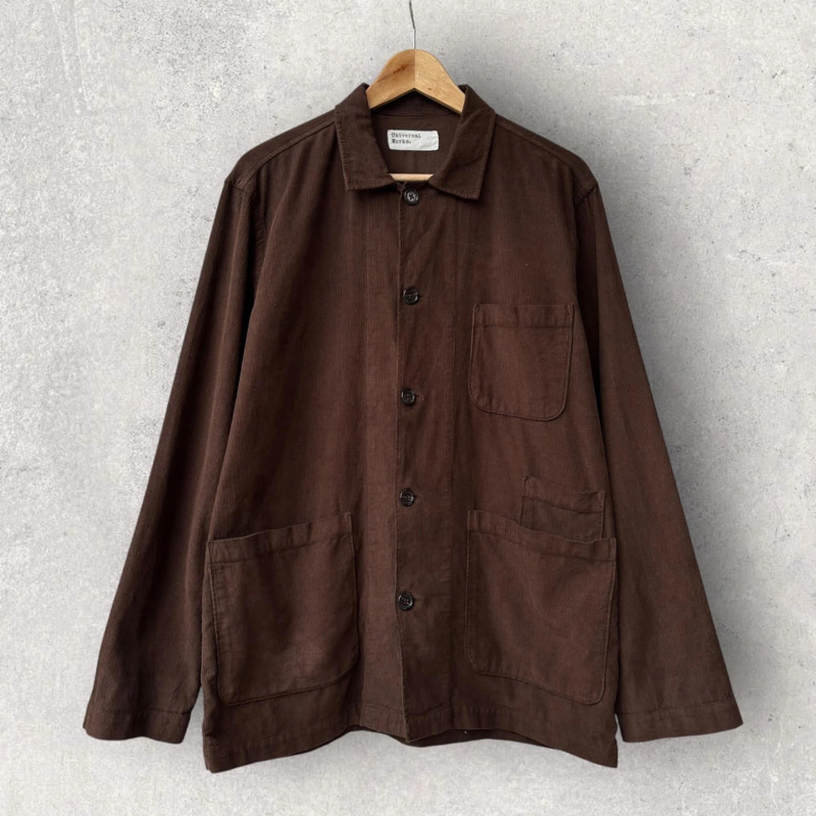 Universal Works Bakers Utility OverShirt Brown M