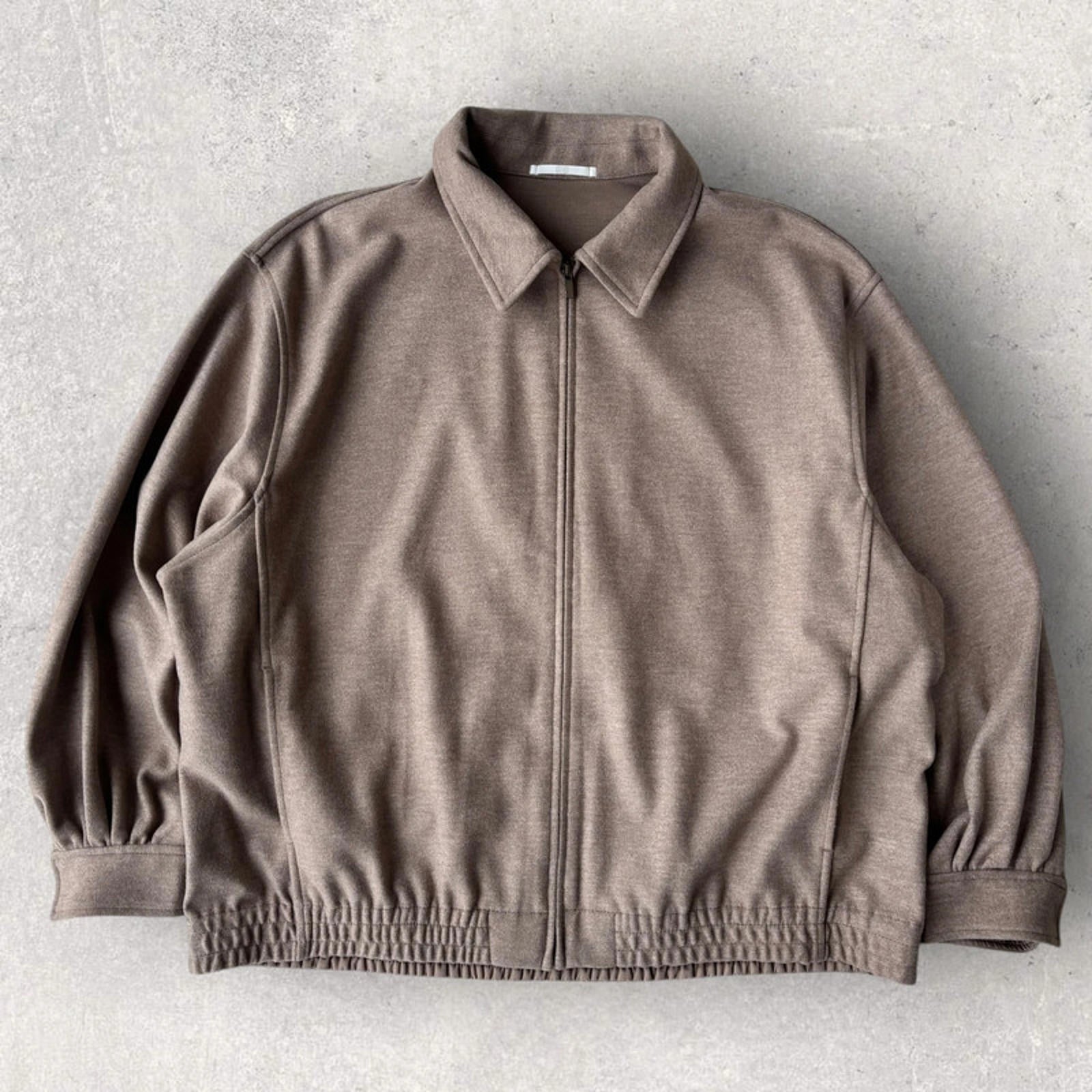 Uniqlo Wool Harrington Jacket Beige Size XL