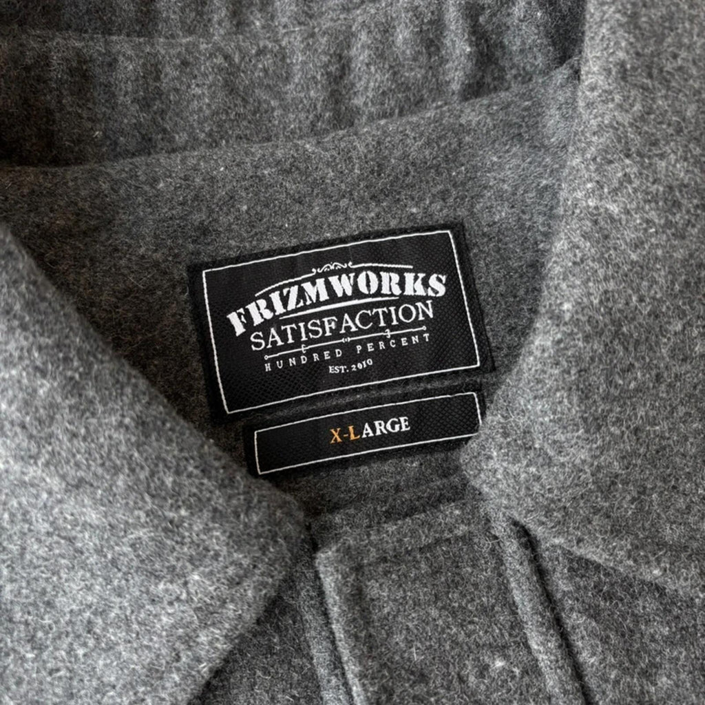 Frizmworks Wool Melton Boxy Jacket Charcoal XL