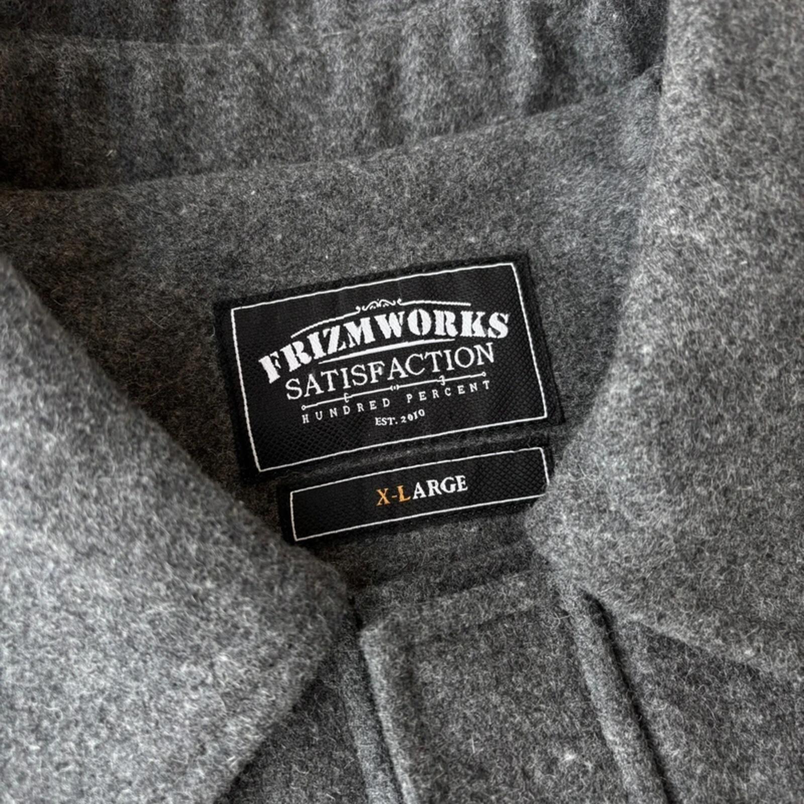 Frizmworks Wool Melton Boxy Jacket Charcoal XL