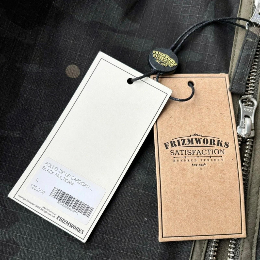 Frizmworks Round Zip Utility Cardigan MutliCamo L