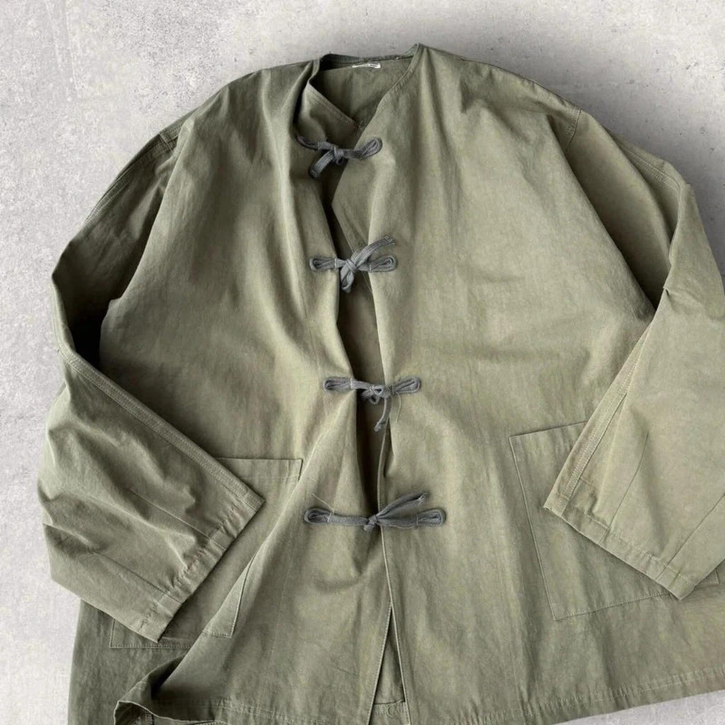 Anglan Traditional Field Kimono Olive L