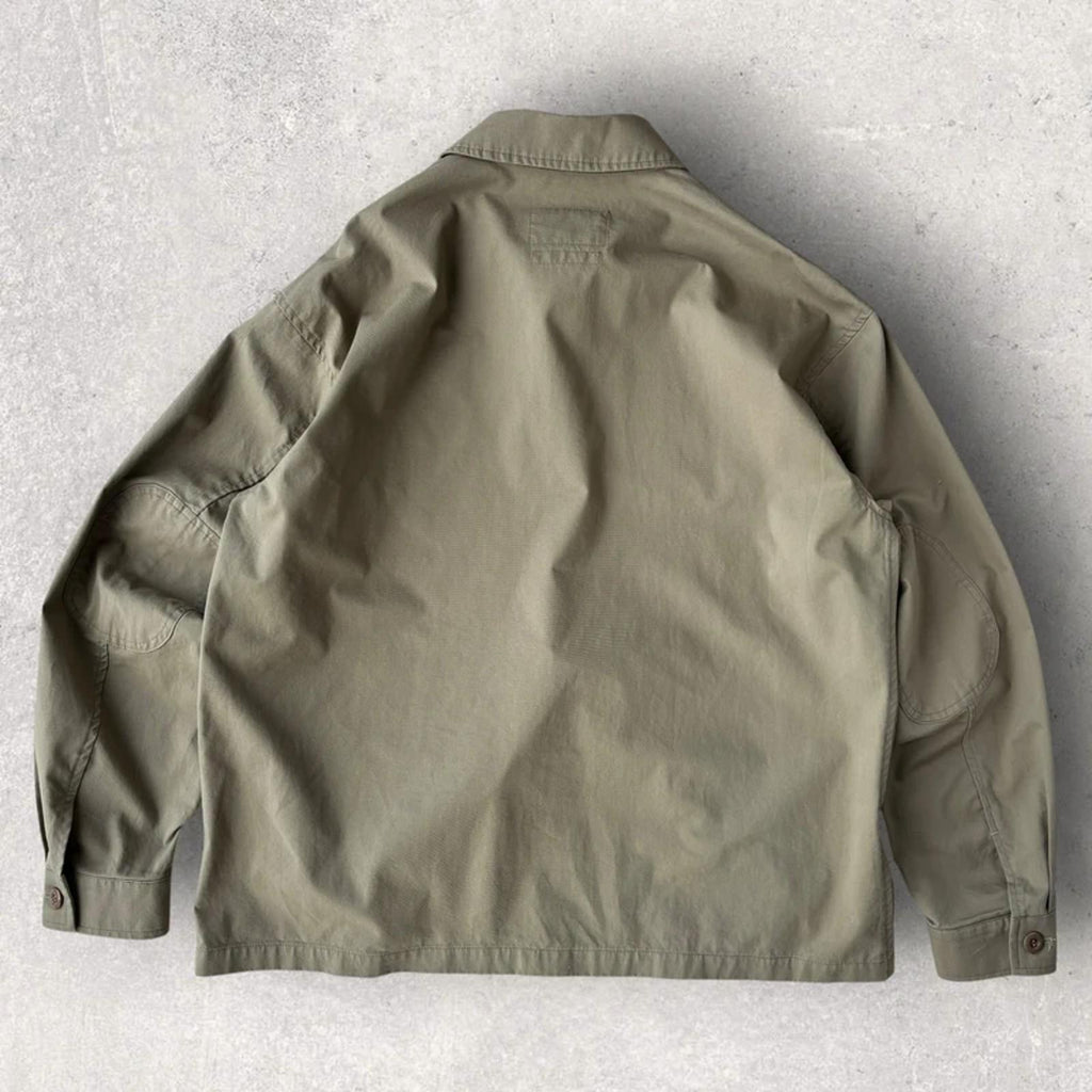 Frizmworks Round Patch Coverall Jacket Beige / Khaki M Korea Import Workwear