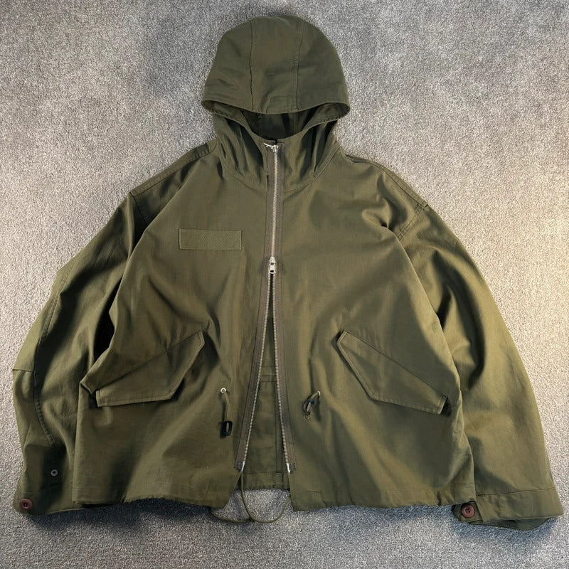 Uniform Bridge Cotton Field Windbreaker Olive M