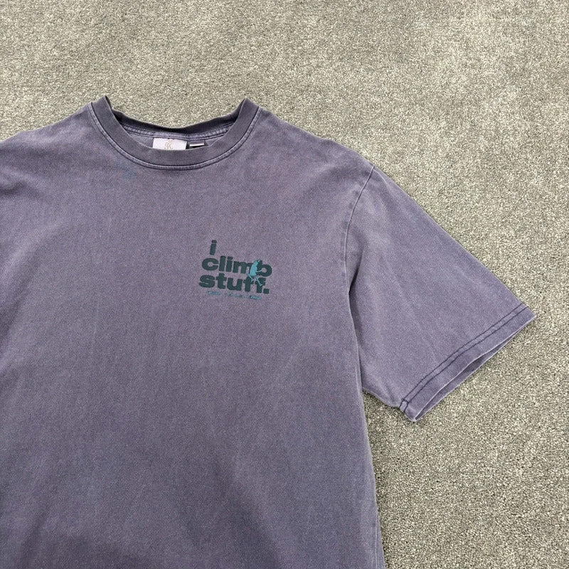 Gramicci Graphic T Shirt Purple M