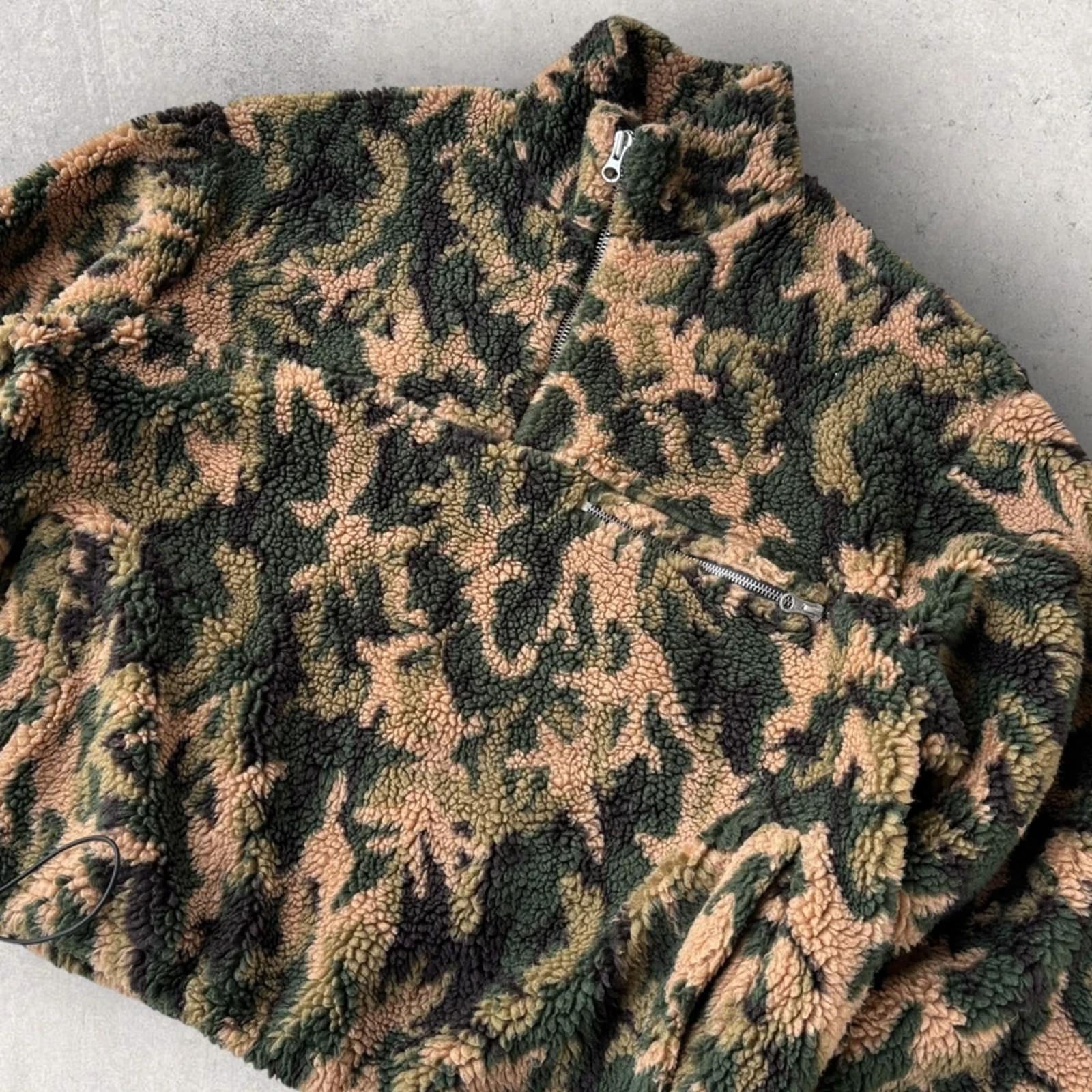 Ronning Seclusion 500gsm Camo Fleece Quarter Zip Forest M