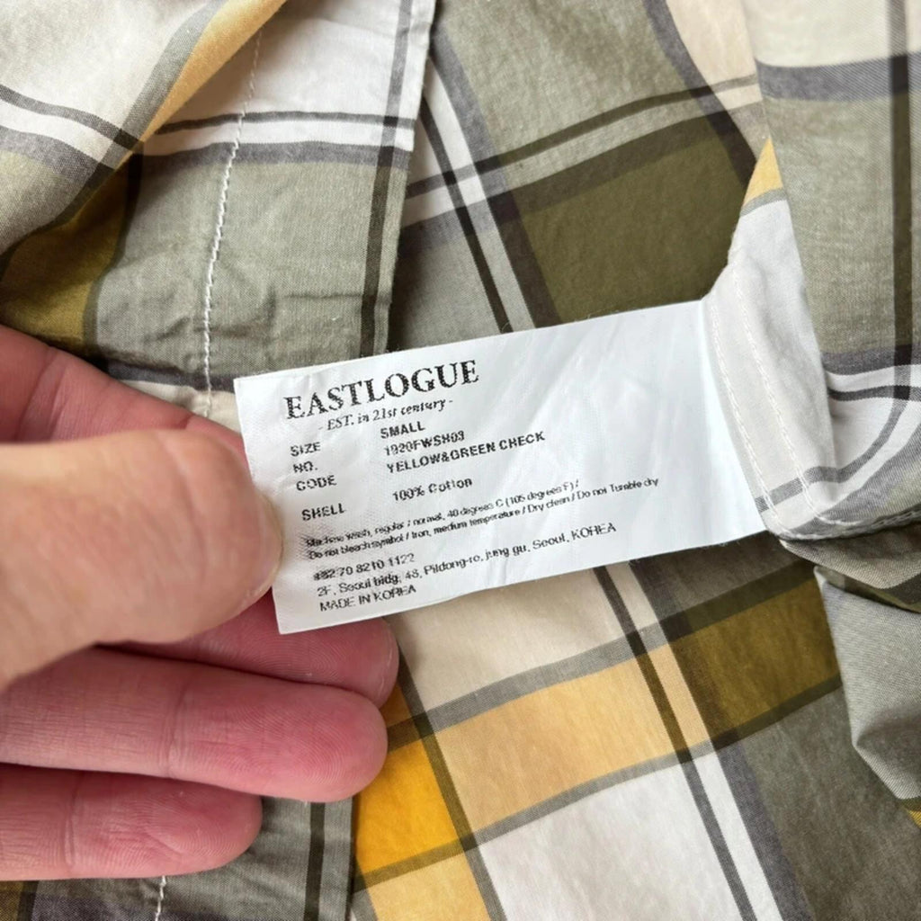 Eastlogue Check Utility Overshirt Green S