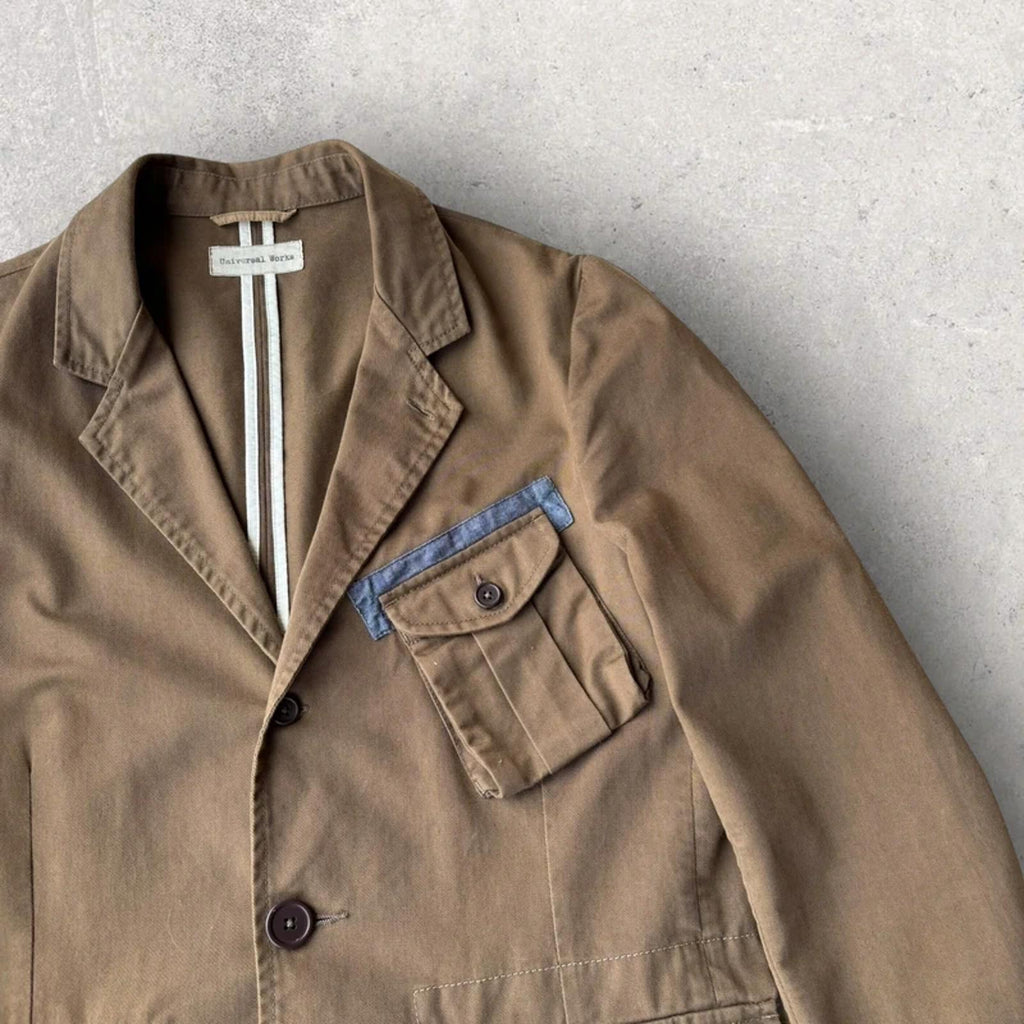 Universal Works Bakers Utility Jacket Brown S