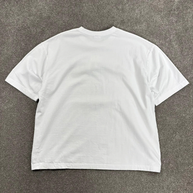 Anglan Vintage Blast Graphic T Shirt White L