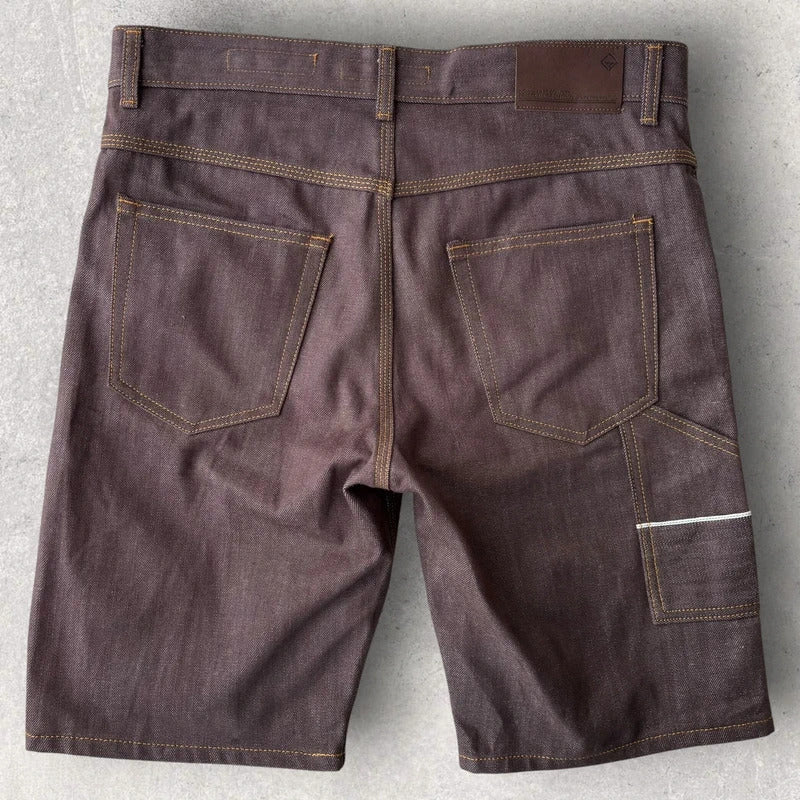 Frizmworks X Karson Selvedge Denim Short Brown W34