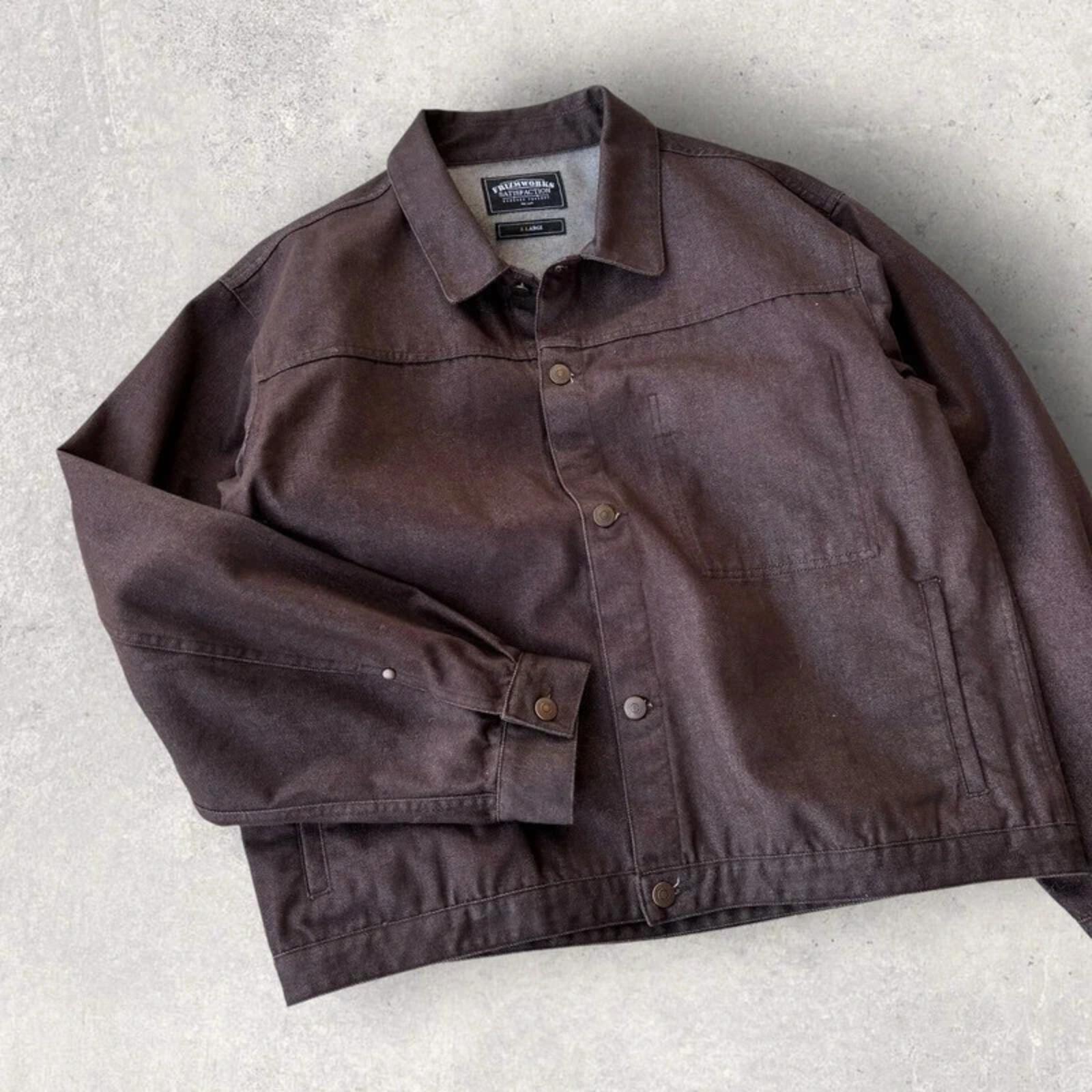 Frizmworks Stable Trucker Jacket Brown XL
