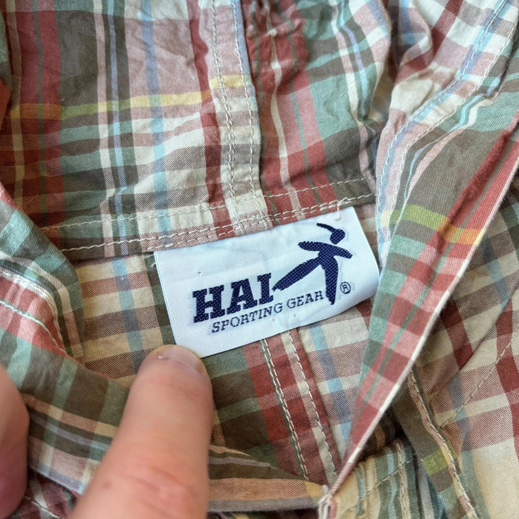 Hai Sporting Gear Vintage Issey Miyake Plaid Windbreaker M