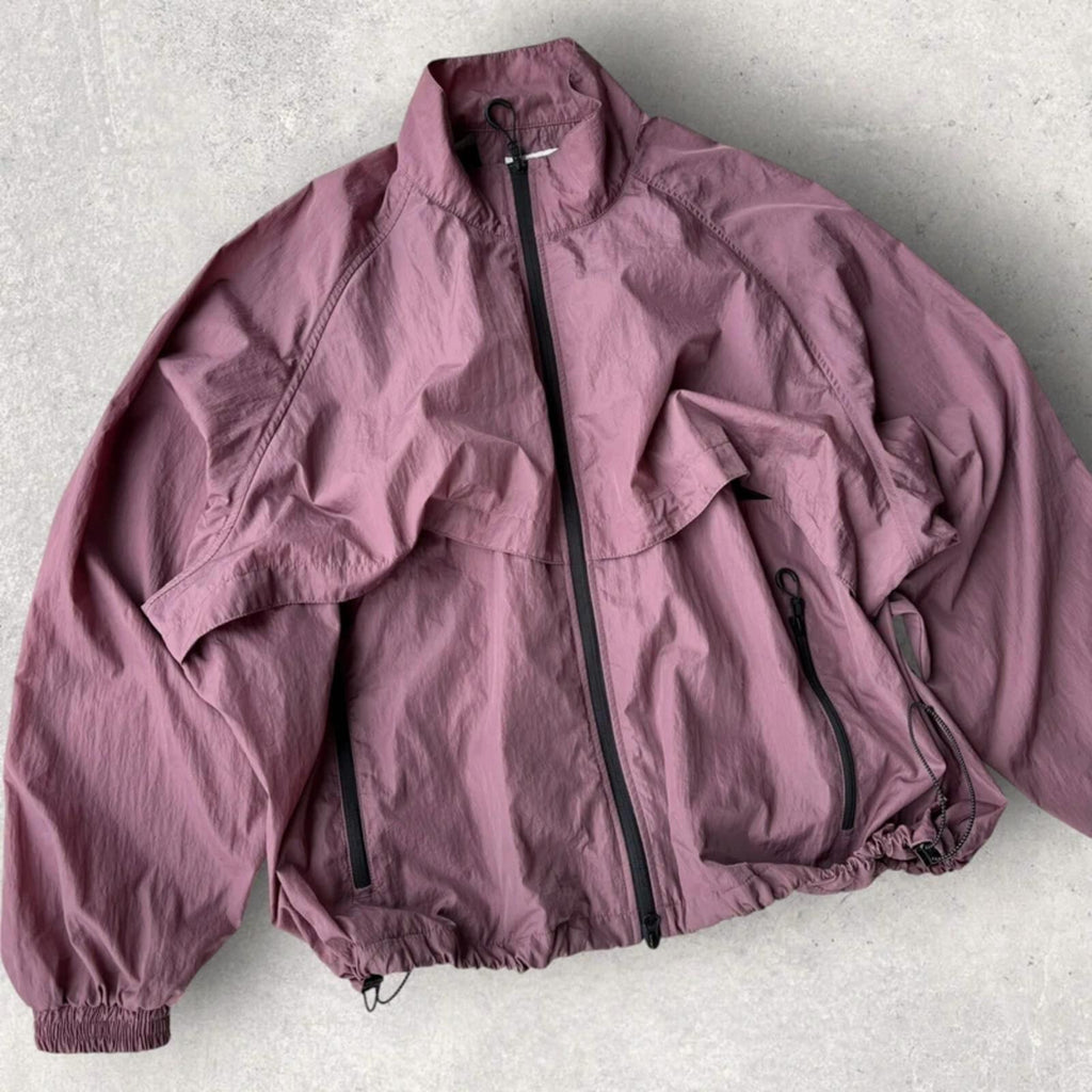 Uniform Bridge Nylon Track Jacket Rose L